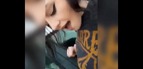  Porcelain had car trouble she just wanted to fuck her stress away